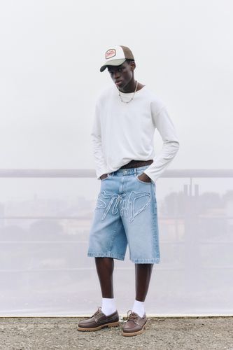 Bermuda En Jean Skater Stwd - Pull&Bear - Modalova