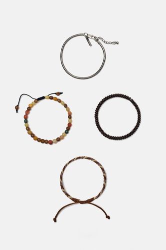 Lot De 4 Bracelets À Perles - Pull&Bear - Modalova