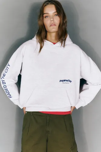 Sweat À Capuche Graphique - Pull&Bear - Modalova