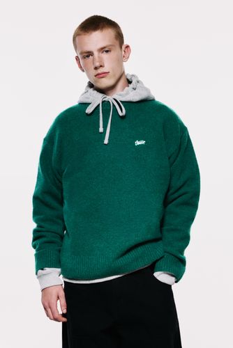 Pull En Maille Brodé Stwd - Pull&Bear - Modalova