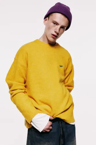 Pull En Maille Brodé Stwd - Pull&Bear - Modalova