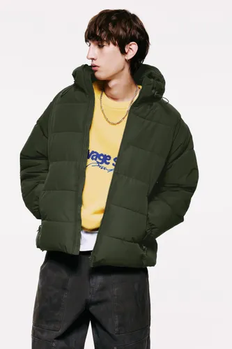 Veste Matelassée À Capuche Stwd - Pull&Bear - Modalova
