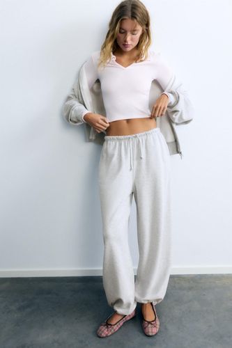 Pantalon Jogger Chevilles Élastiquées - Pull&Bear - Modalova
