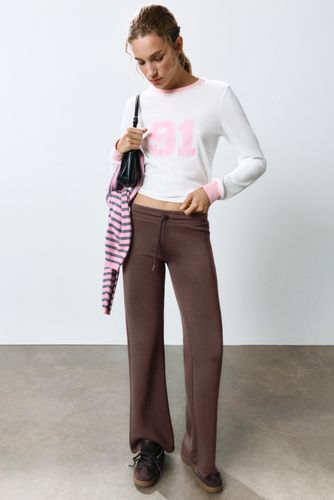Pantalon Flare Toucher Doux - Pull&Bear - Modalova