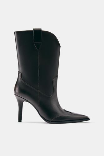Bottines À Talon Cowboy - Pull&Bear - Modalova