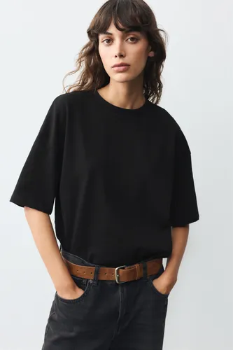 T-Shirt Oversize Manches Courtes - Pull&Bear - Modalova