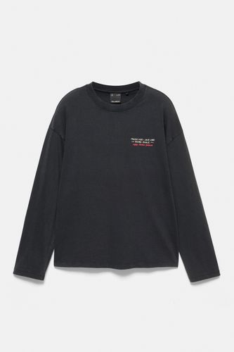 T-Shirt Rugby Manches Longues - Pull&Bear - Modalova