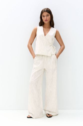 Pantalon Jogger Rustique Rayé - Pull&Bear - Modalova