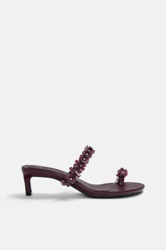 Sandales Talon Fleurs - Pull&Bear - Modalova