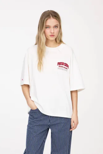 T-Shirt Imprimé Pommes De Terre - Pull&Bear - Modalova