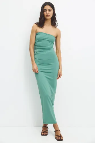 Robe Bustier En Polyamide - Pull&Bear - Modalova
