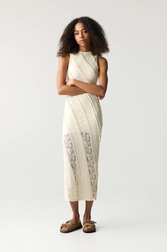 Robe Midi Dentelle - Pull&Bear - Modalova