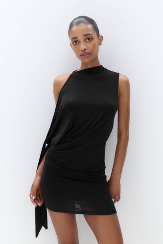 Robe Courte Avec Nœud - Pull&Bear - Modalova