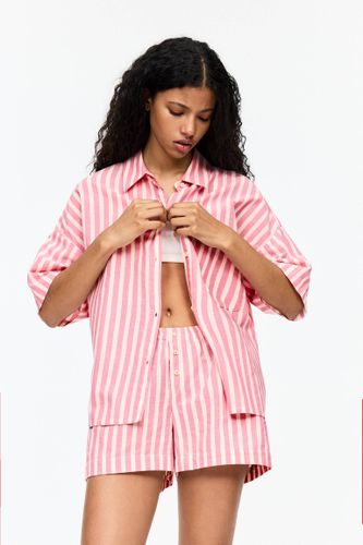 Chemise À Rayures À Manches Courtes - Pull&Bear - Modalova