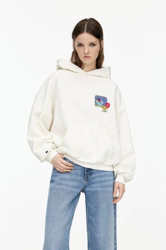 Sweat À Capuche Imprimé Cerises - Pull&Bear - Modalova