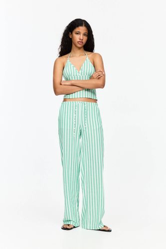 Pantalon Jogging Rustique À Rayures - Pull&Bear - Modalova