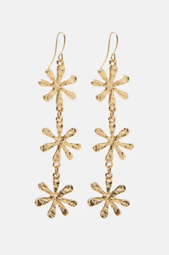 Boucles D’oreilles Longues Fleurs - Pull&Bear - Modalova