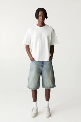 Bermuda En Jean Skateur - Pull&Bear - Modalova