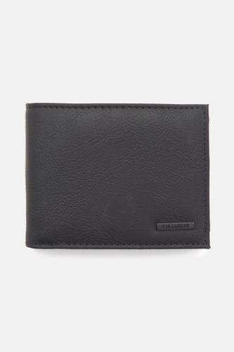 Portefeuille En Similicuir Noir - Pull&Bear - Modalova