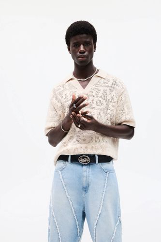 Polo En Maille Stwd - Pull&Bear - Modalova