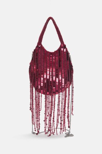 Sac Perles Fantaisie Et Franges - Pull&Bear - Modalova