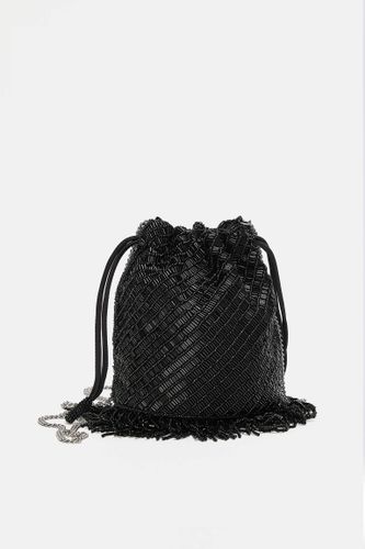 Sac Bucket Bag Avec Perles Fantaisie - Pull&Bear - Modalova
