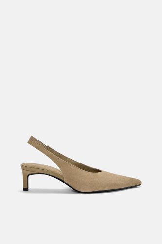 Chaussures À Talon Ouvertes À L’arrière En Cuir - Pull&Bear - Modalova