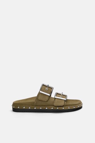 Sandales Plates Boucles Rivets - Pull&Bear - Modalova