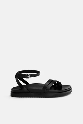 Sandales Plates Brides Épaisse - Pull&Bear - Modalova