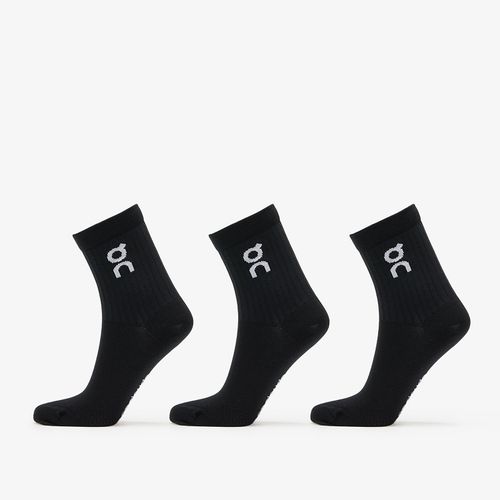 On Logo Sock High 3-Pack Black M - On - Modalova