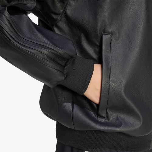 Veste adidas Pleather SST Oversized Track Top / XL - adidas Originals - Modalova