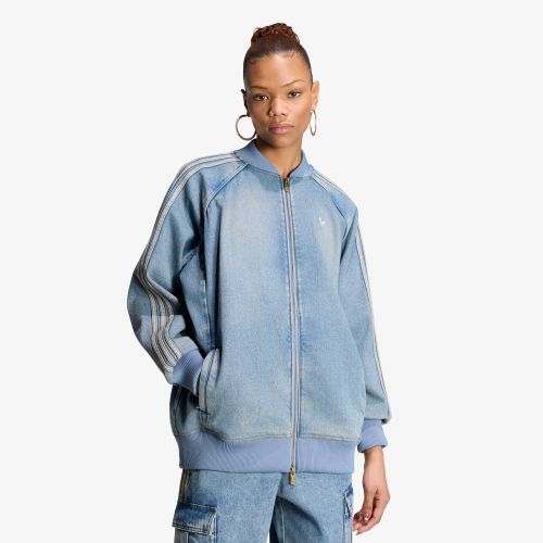 Veste adidas SST Oversized Denim Tracktop M - adidas Originals - Modalova