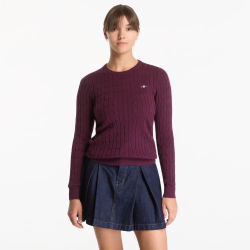 Chandail Stretch Cotton Cable C-Neck M - Gant - Modalova