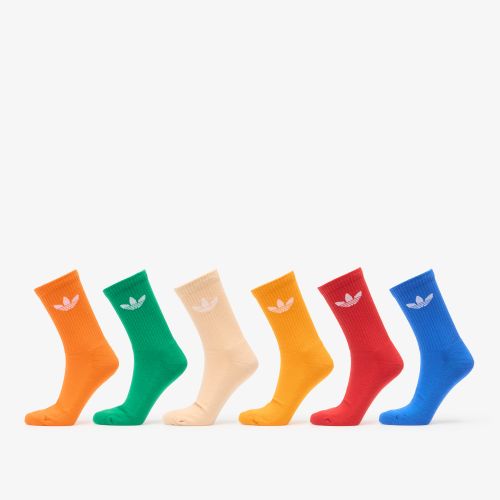 Adidas Trefoil Cushion Crew Socks 6-Pack / / L - adidas Originals - Modalova