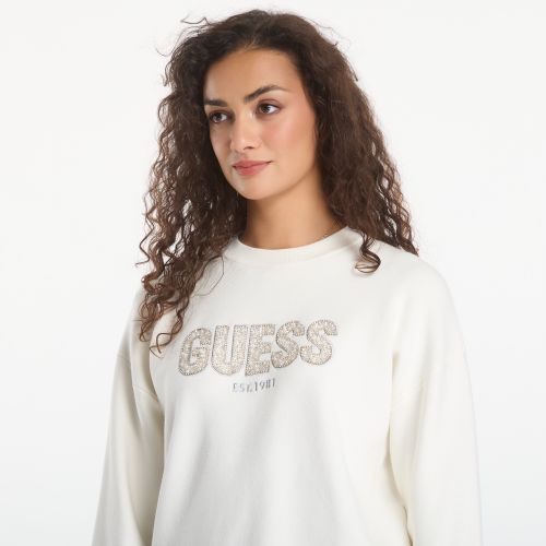 Chandail Ls Cn Madeline Logo Sweater S - GUESS - Modalova