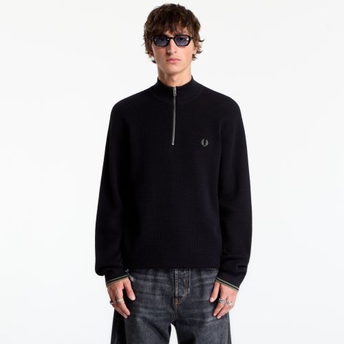 Chandail Waffle Stitch Half Zip Jumper M - FRED PERRY - Modalova
