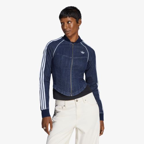 Veste adidas Superstar Denim Corset Track Top S - adidas Originals - Modalova