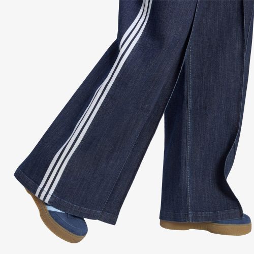 Pantalons adidas Denim Pleats Wide Leg 29/32 - adidas Originals - Modalova