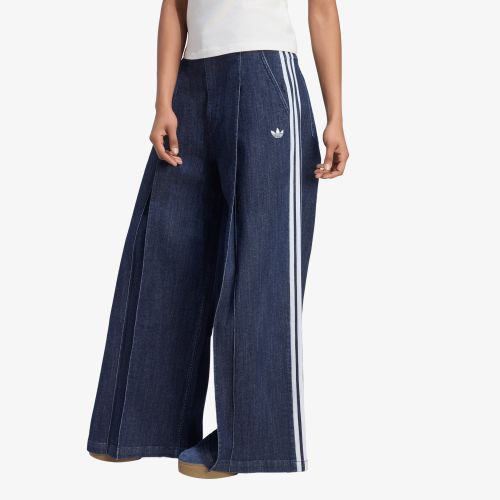 Pantalons adidas Denim Pleats Wide Leg 29/32 - adidas Originals - Modalova