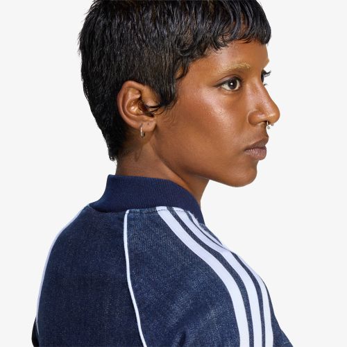 Veste adidas Superstar Denim Corset Track Top XS - adidas Originals - Modalova