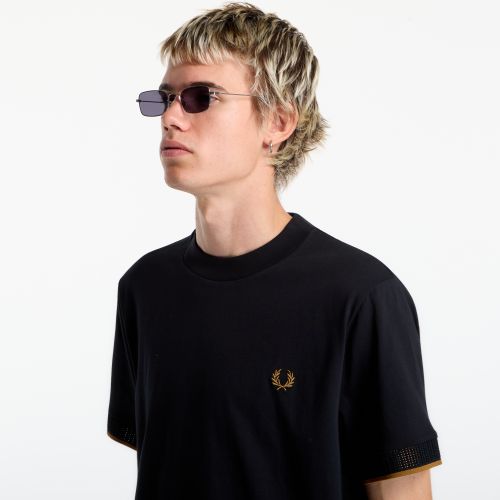 T-shirt Mesh Cuff Tshirt M - FRED PERRY - Modalova