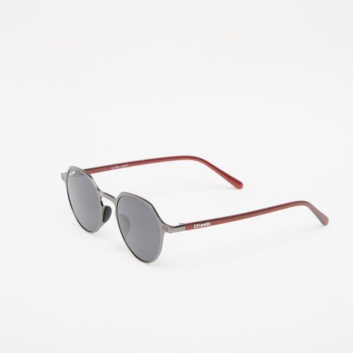 Lunettes de soleil Ultra Light S Round Metal Gun/ Black Universal - D.Franklin - Modalova