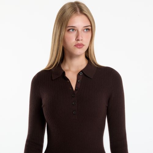 Habillage Mini Cable Knit Dress S - Gant - Modalova