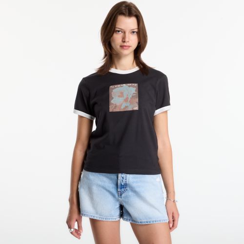 T-shirt Places I Wish To Go Ringer SS Tee L - Vans - Modalova