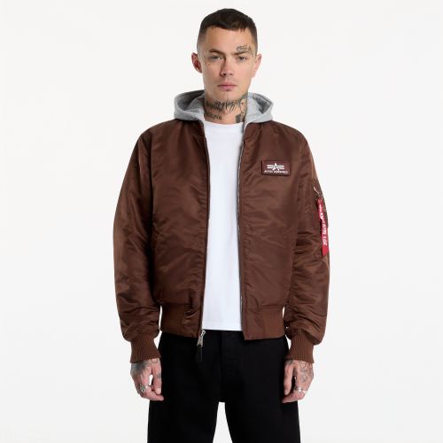 Bomber MA-1 Zip Hood Backprint XL - Alpha Industries - Modalova