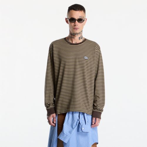 T-shirt Obey Established Works Eyes Stripe Long Sleeve L - OBEY Clothing - Modalova