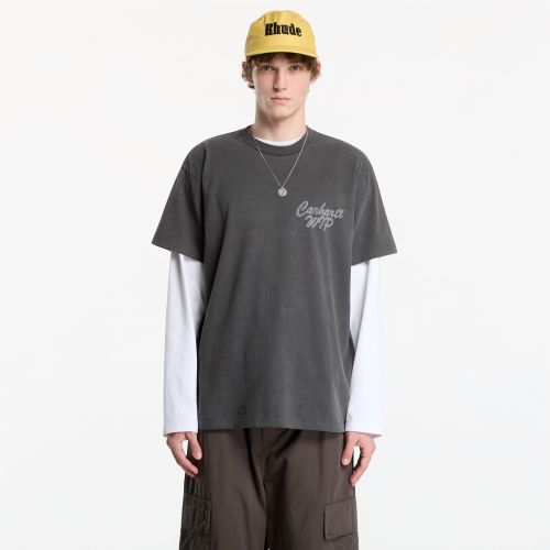 T-shirt S/S Hatching Script T-Shirt UNISEX L - Carhartt WIP - Modalova