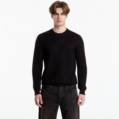 Chandail Nestor Cn Allover Logo Sweater L - Guess Jeans - Modalova