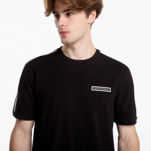T-shirt Train Logo Series M Tape Tee S S - EA7 Emporio Armani - Modalova