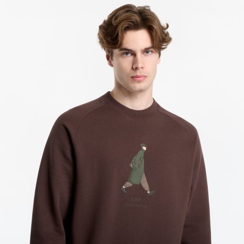 Sweatshirt Train Graphic Series M T-top C L - EA7 Emporio Armani - Modalova